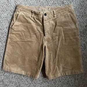 Quiksilver Waterman Corduroy Shorts Camel